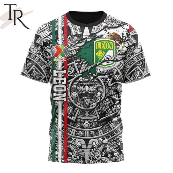 LIGA MX Club Leon Special Aztec Design Hoodie