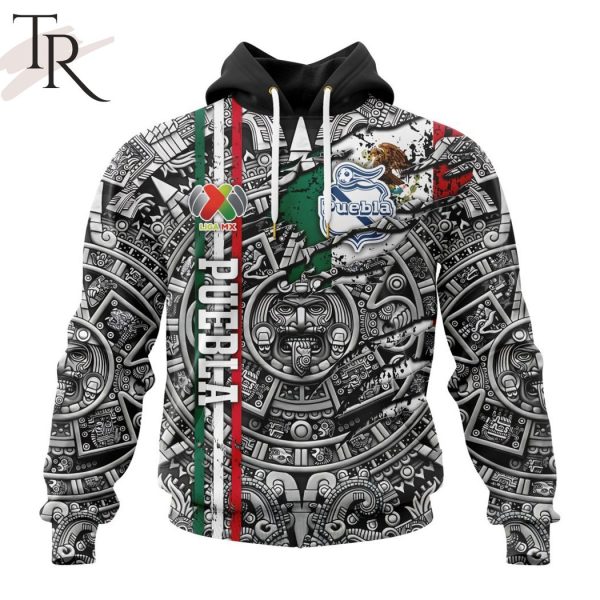 LIGA MX Club Puebla Special Aztec Design Hoodie