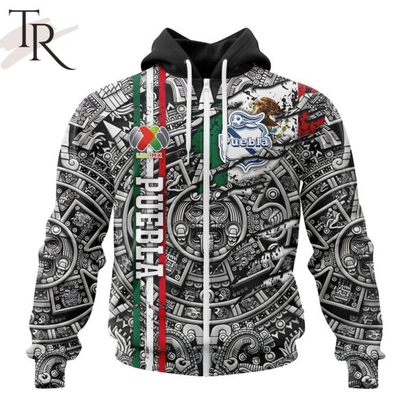 LIGA MX Club Puebla Special Aztec Design Hoodie