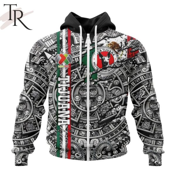 LIGA MX Club Tijuana Special Aztec Design Hoodie