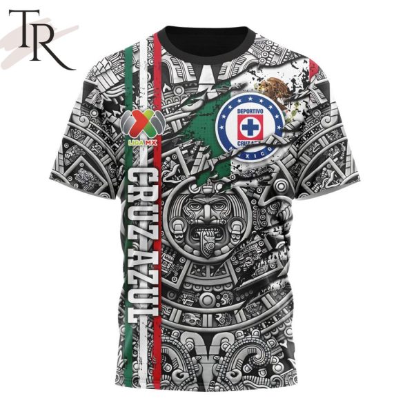 LIGA MX Cruz Azul Special Aztec Design Hoodie