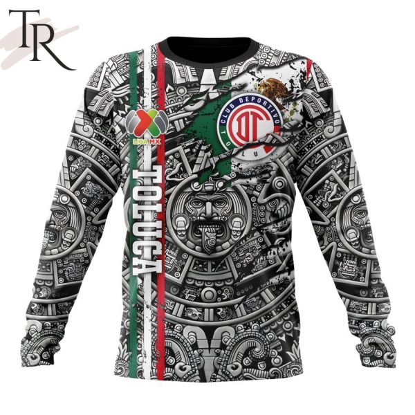 LIGA MX Deportivo Toluca Special Aztec Design Hoodie