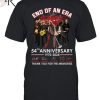 Aerosmith 54 Years 1970-2024 Thank You For The Memories T-Shirt