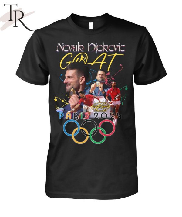 Novak Djokovic GOAT Paris 2024 T-Shirt