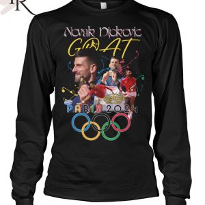 Novak Djokovic GOAT Paris 2024 T-Shirt