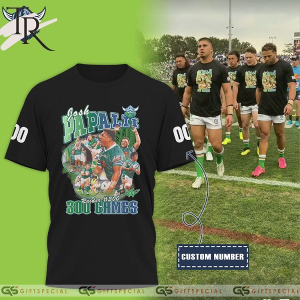 Canberra Raiders Josh Papalii 300 Hoodie