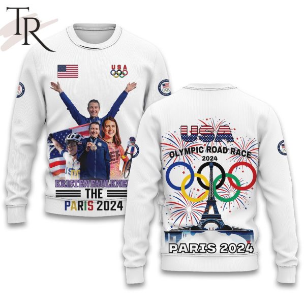 Kristen Faulkner USA Olympic Road Race The Paris 2024 Hoodie