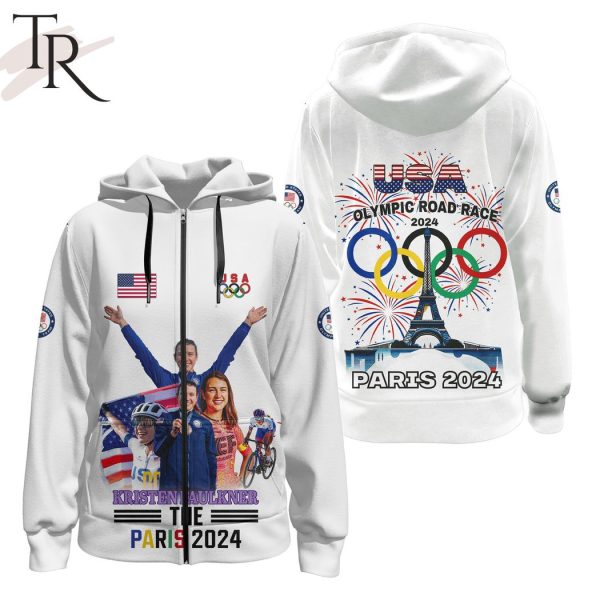 Kristen Faulkner USA Olympic Road Race The Paris 2024 Hoodie