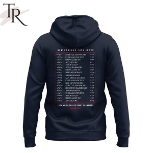 New England Free Jacks 2024 Major League Rugby Champions Hoodie