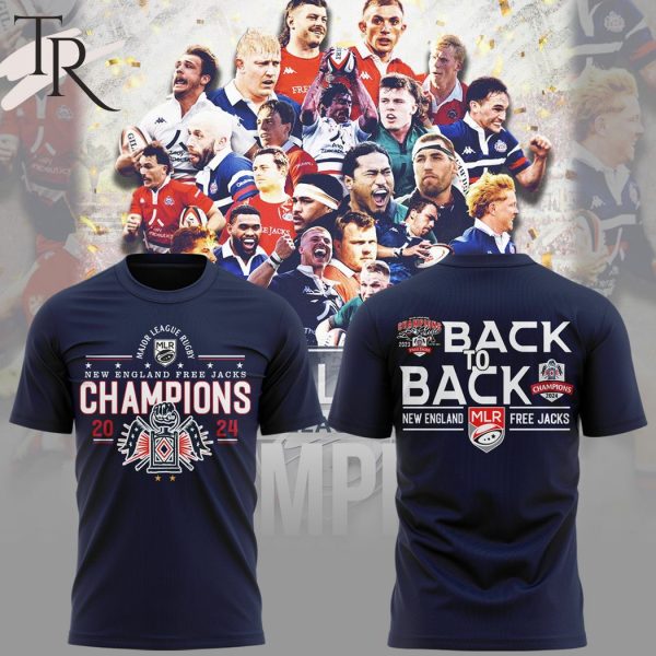 Major League Rugby New England Free Jacks Champions 2024 T-Shirt