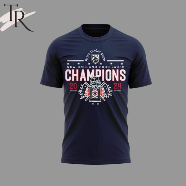 Major League Rugby New England Free Jacks Champions 2024 T-Shirt