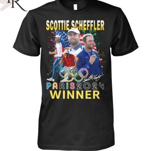 Scottie Scheffler Paris 2024 Winner T-Shirt