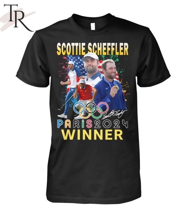 Scottie Scheffler Paris 2024 Winner T-Shirt