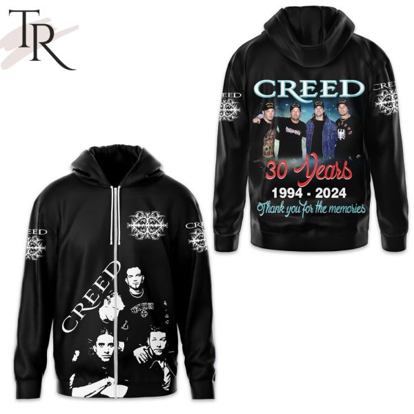 Creed 30 Years 1994-2024 Thank You For The Memories Hoodie