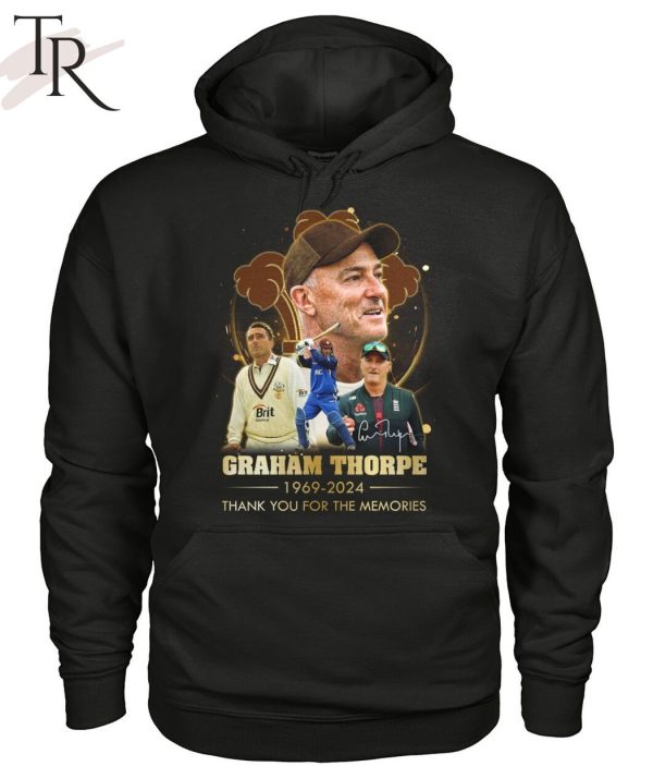 Graham Thorpe 1969-2024 Thank You For The Memories T-Shirt