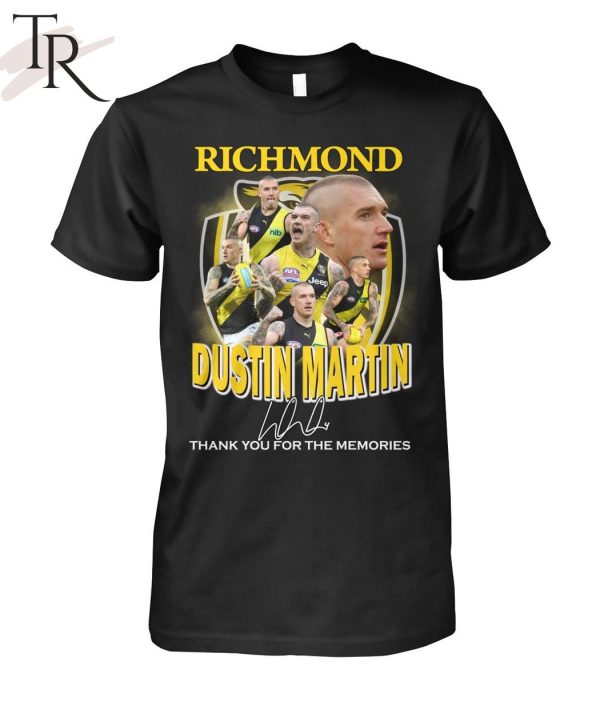 Richmond Dustin Martin Thank You For The Memories T-Shirt