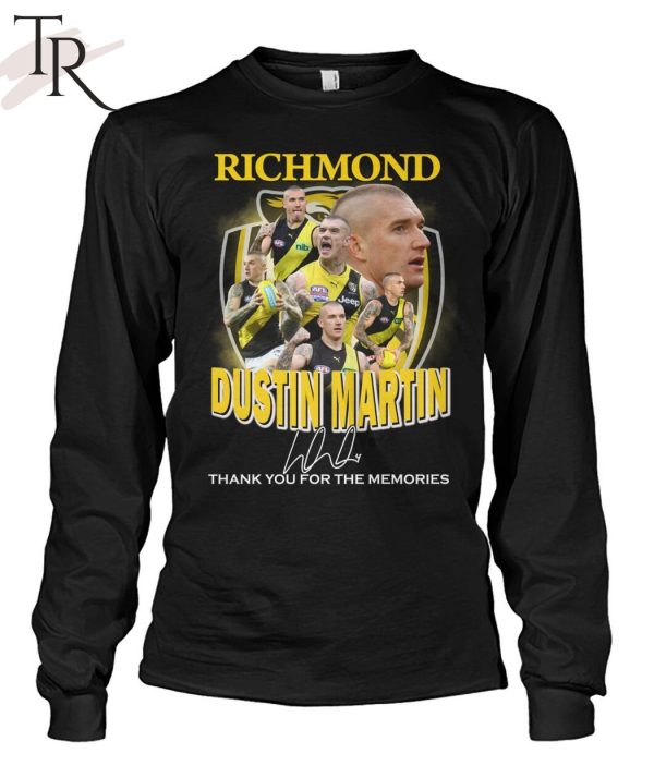 Richmond Dustin Martin Thank You For The Memories T-Shirt