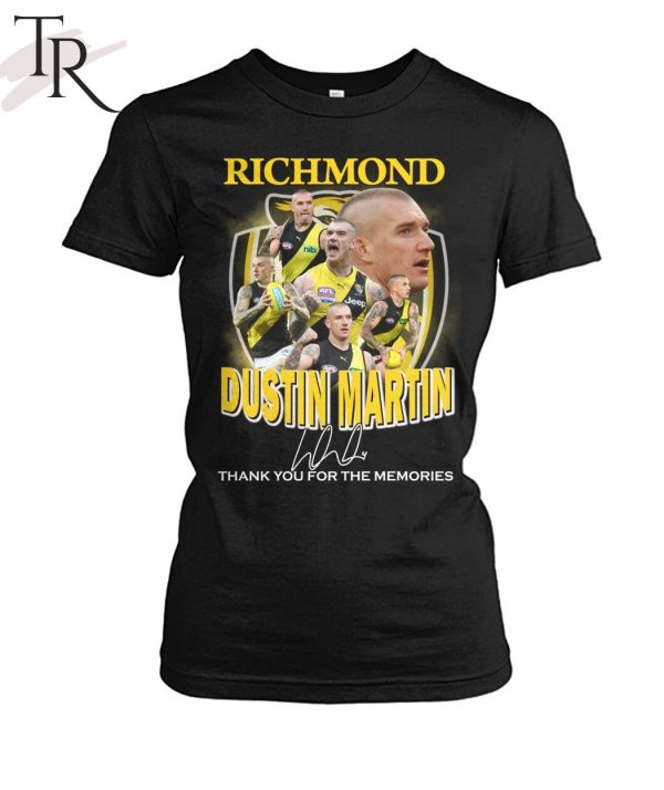 Richmond Dustin Martin Thank You For The Memories T-Shirt