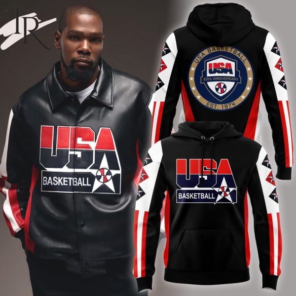 USA Basketball 50th Anniversary Est. 1974 Hoodie