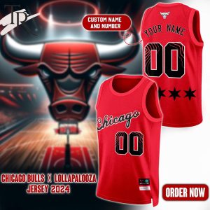 Chicago Bulls X Lollapalooza Jersey 2024