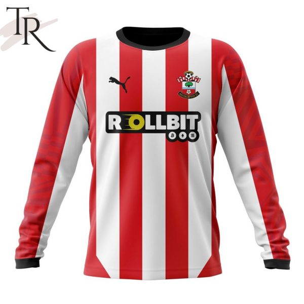 EPL Southampton F.C Personalized Kits Home 2024-2025 Hoodie