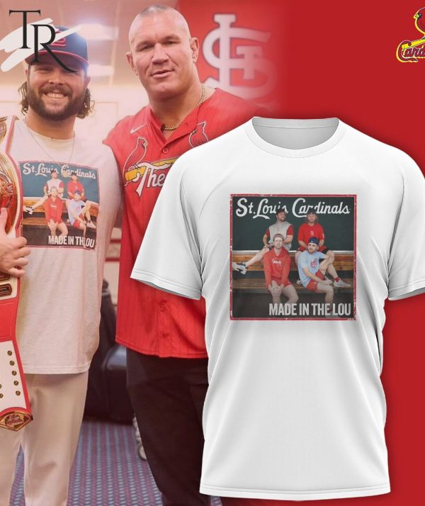 St. Louis Cardinals Alec Burleson Made In The Lou T-Shirt