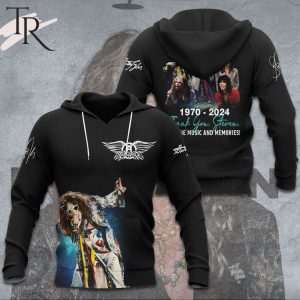 Aerosmith 54th Anniversary 1970-2024 Thank You For The Memories Life’s A Journey Not A Destination Hoodie