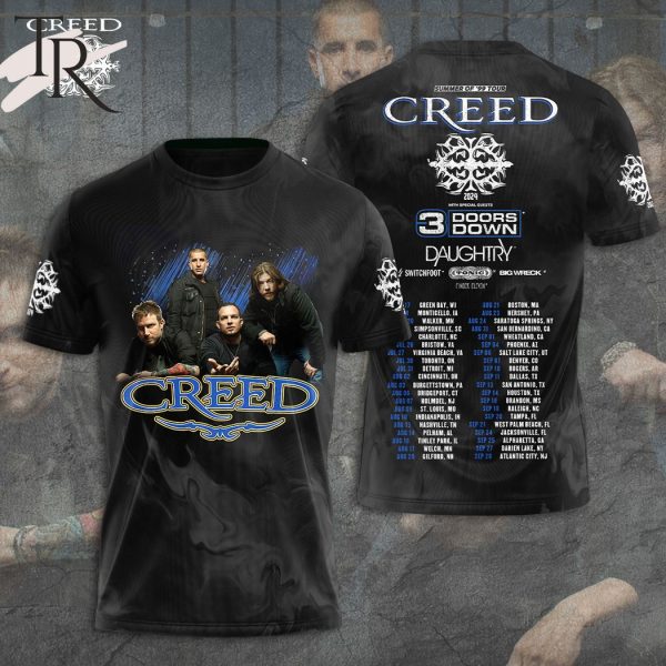 Summer Of ’99 Creed Tour 2024 With Special Guests 3 Doors Down Hoodie