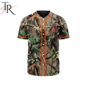 MLB Arizona Diamondbacks Special Realtree Camo Hunting Baseball Jersey