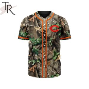 MLB Cincinnati Reds Special Realtree Camo Hunting Baseball Jersey