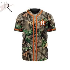 MLB Houston Astros Special Realtree Camo Hunting Baseball Jersey