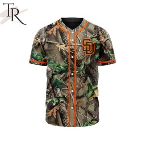 MLB San Diego Padres Special Realtree Camo Hunting Baseball Jersey