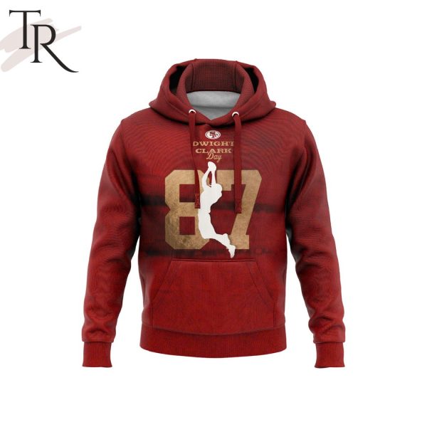 87 Dwight Clark Day Hoodie – Red