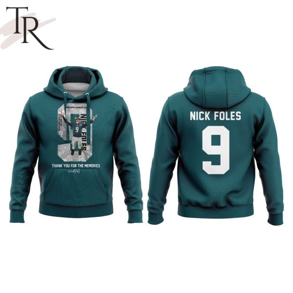 Philadelphia Eagles Thank You Nick Foles Legend Hoodie