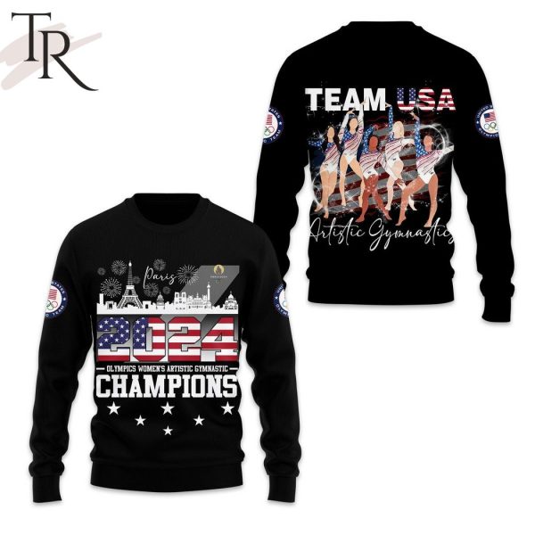 Team USA Olympics Women’s Artistic Gymnastic Champions Hoodie