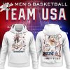 USA Basketball Olympics Basketball Champions Hoodie – White