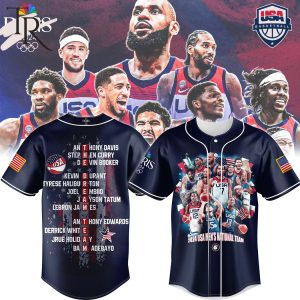 2024 USA Men’s National Team The Dream Team Baseball Jersey