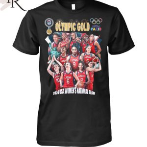 Olympic Gold 2024 Paris USA Women’s National Team T-Shirt