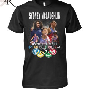 Sydney Mclaughlin Back To Back World Record Paris 2024 T-Shirt