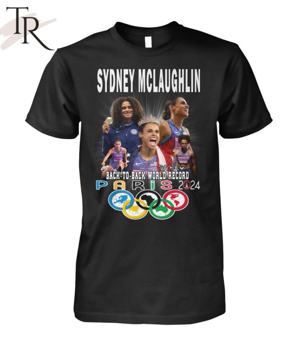 Sydney Mclaughlin Back To Back World Record Paris 2024 T-Shirt