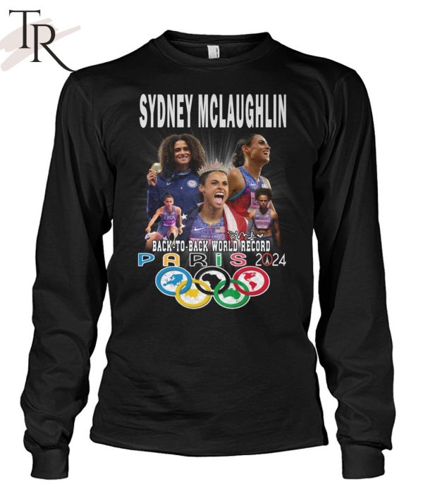 Sydney Mclaughlin Back To Back World Record Paris 2024 T-Shirt