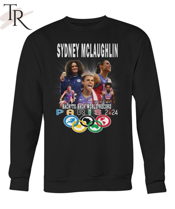 Sydney Mclaughlin Back To Back World Record Paris 2024 T-Shirt