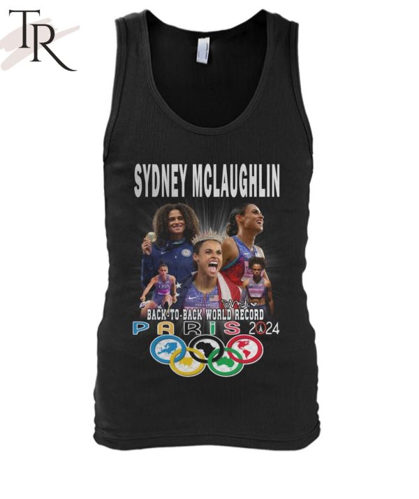 Sydney Mclaughlin Back To Back World Record Paris 2024 T-Shirt