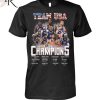 USA Avengers Men’s Basketball Olympic Champions Paris 2024 T-Shirt