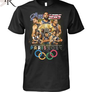 USA Avengers Men’s Basketball Olympic Champions Paris 2024 T-Shirt