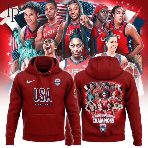 USA Basketball 2024 Women’s Olympic Basketball Champions Hoodie