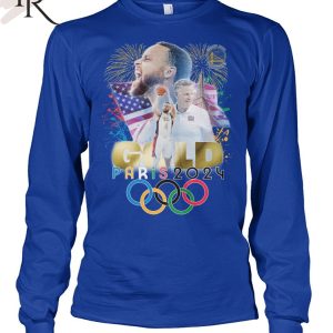 Stephen Curry Gold Paris 2024 T-Shirt