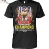 5 Years In A Row 2008 2012 2016 2020 2024 Paris 2024 Champions USA Men’s National Basketball Team T-Shirt