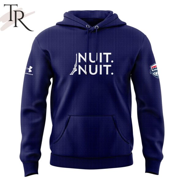 Nuit. Nuit. Gold USA Basketball Hoodie, Longpants, Cap