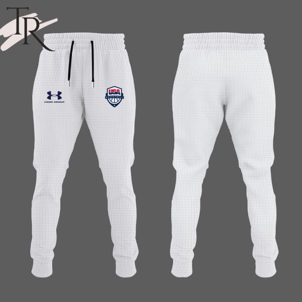 USA Basketball Nuit. Nuit. Hoodie, Longpants, Cap – White